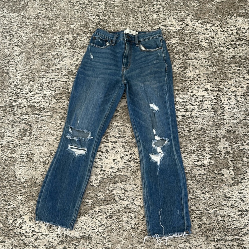 A&F mom jeans